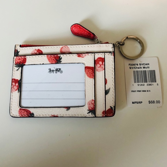 Coach mini skinny ID case wallet Firm price - Picture 2 of 3